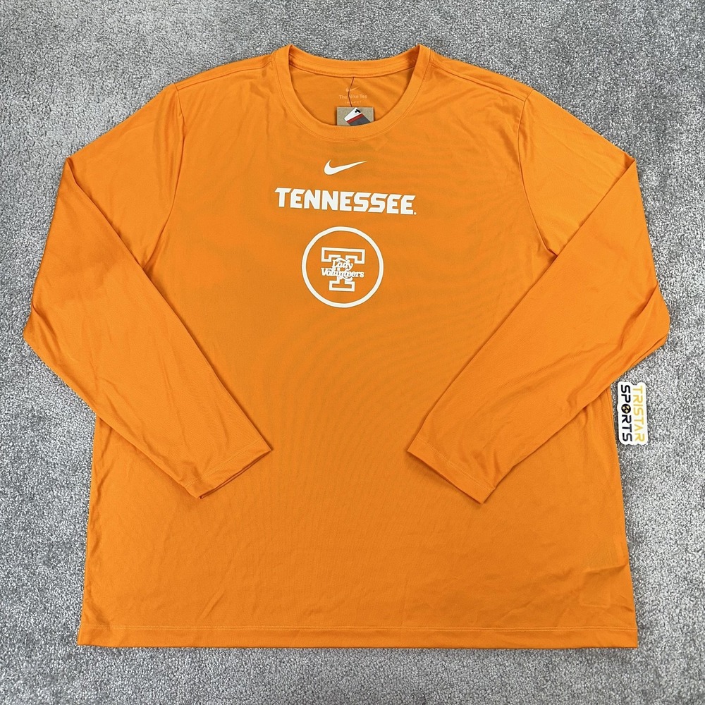 Tennessee Lady Volunteers Shirt Mens 3XL Orange Nike Dri Fit PE Team Issue Vols